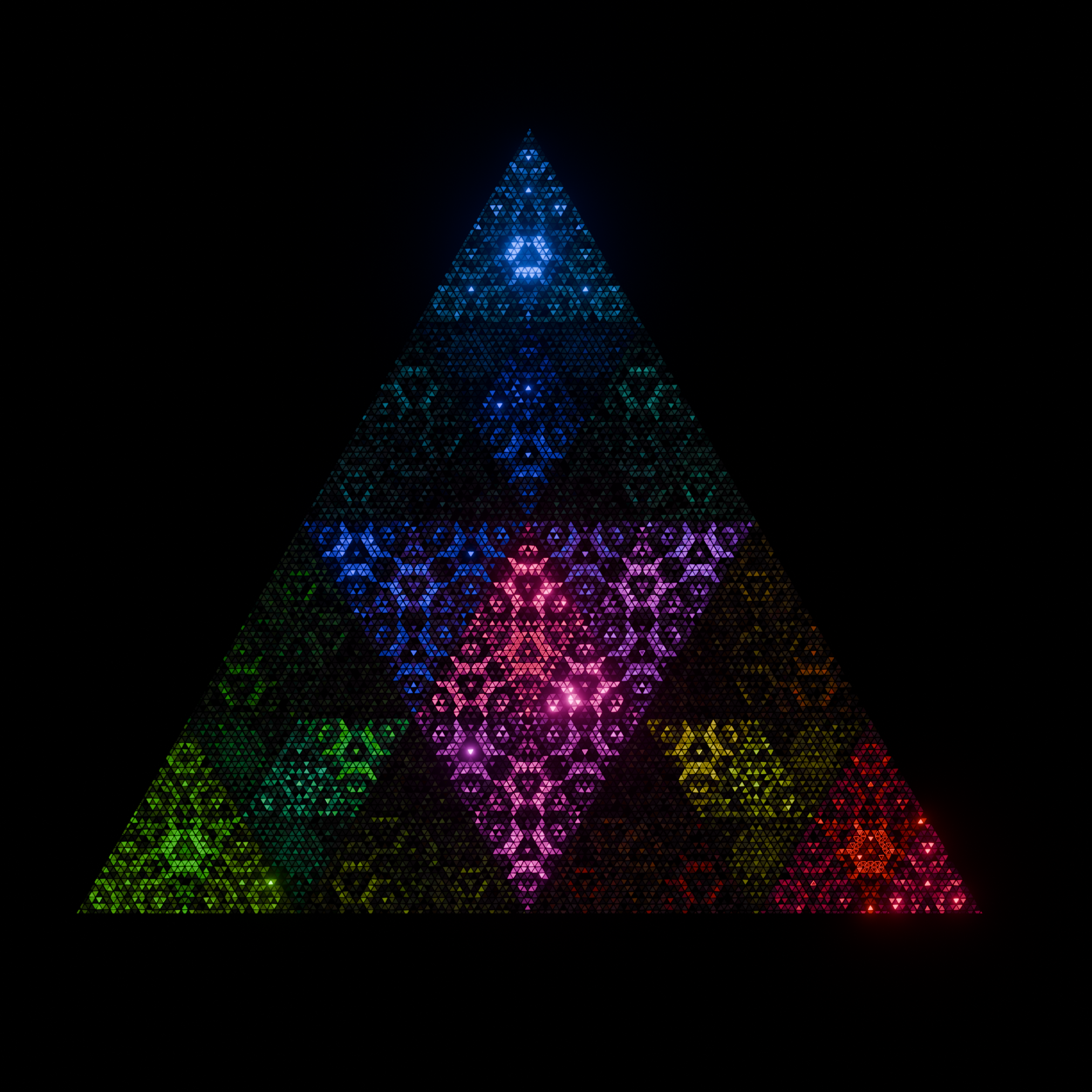 Example use of clipping coeffs by distance of corresponding base vectors to center of triangle